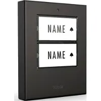 M-E Modern-Electronics Sonnette sans fil Bell-502 TX-EG 2-maison familiale en acier inoxydable (Funk)