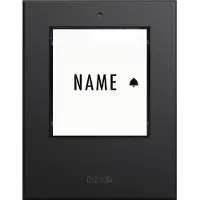 M-E Modern-Electronics Sonnette en acier inoxydable avec éclairage automatique pour 1 maison familiale