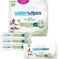 WaterWipes Baby Wipes Soapberry 4 Pack lingettes douces pour bébé 4x60 pcs