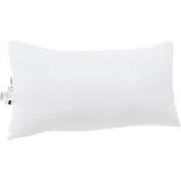 vidaXL Oreiller avec oreiller Blanc Polyester