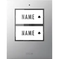 M-E Modern-Electronics Sonnette KTF-2 S avec système d'éclairage automatique pour maison 2 familles