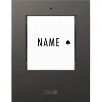 M-E Modern-Electronics Bouton de sonnette KTF-1 A avec système d'éclairage automatique pour 1 maison familiale