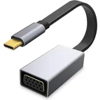 Platinet adaptateur USB-C - VGA (44711) (VGA), Adaptateur données + vidéo, Argent