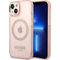 GUESS Guhmp14mhtcmp Iphone 14 Plus15 Plus 6.7 Outline Phone Case Clair