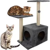 Purlove Arbre à chat 71cm gris Purlov 21712