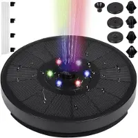 Gardlov 23227 Fontaine de jardin solaire LED