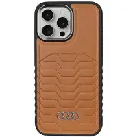 Audi Synthetic Leather Iphone 14 Pro Max 6.7 Brazowy Autpupcmip14pmgtd3bn Phone Case Clair