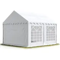 Sonstiges TOOLPORT 3x3 m Tente de réception / Barnum blanc toile de haute qualité PVC 700 N