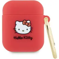 Hello Kitty Hka23Dkhsf Airpods 1/2 Coverfuksja/Fuschia Silicone 3D Kitty Head