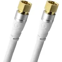 OEHLBACH SL Câble SAT (F-PLUG) 3.0m Blanc