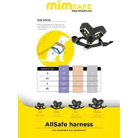 MimSafe Mim -Allsafe Large 30-55kg Harnais voiture - crash-testé (Chien, Lavable)