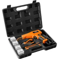 Neo Tools Machine à souder les plastiques 50W, 200 pièces d'agrafeuse chaude machine à souder, avec couteau à encliqueter 9 mm, pince latérale de précision 110 mm et valise