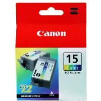 Canon 8191A002 Patrone BCI15C (2er) cy/ma/ye 100 Seiten