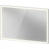 Duravit L-Cube Miroirs avec éclairage, angulaires, 1000x700x67mm, blanc aluminium mat, LC7382018180100