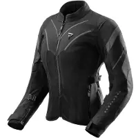 Rebelhorn Veste de moto textile imperméable Hiflow 5 pour femme, noire, 3XL