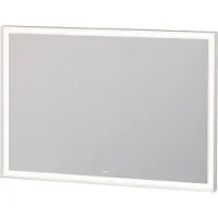 Duravit L-Cube Miroirs avec éclairage, angulaires, 1000x700x67mm, blanc aluminium mat, LC7382018180000