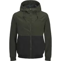 Jack & Jones Veste mi-saison 'JJERush' olive / noir