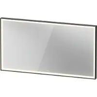 Duravit L-Cube Miroirs avec éclairage, angulaires, 1300x700x67mm, graphite aluminium mat, LC7388049490000