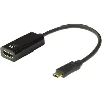 Ewent Adaptateur EW9823 USB-C vers HDMI 4K Noir