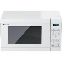 Sharp Micro-ondes YC-MS02E-C, Blanc, 20 litres, 800 W, Couleur:Blanc