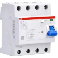 ABB Stotz S&J FI-Schutzschalter TypB 4P 40A,300mA,3kA,4TE F204B-40/0,3-4TE (2CSF204568R3400)