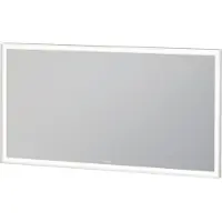 Duravit L-Cube Miroirs avec éclairage, angulaires, 1300x700x67mm, blanc aluminium mat, LC7388018180000