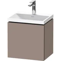 Duravit L-Cube c-shaped Ensemble suspendu, 1 porte, charnière à gauche, sans trop-plein, 1 trou pour robinet, 450x480x350mm, LC6948O43430000