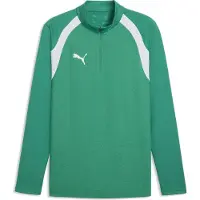 Puma Haut d'entraînement teamFINAL26 à col zippé 1/4, taille : L, couleurs de la gamme : Sport Green-White-White