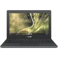 Asus Chromebook C204MA (11.60", 32 Go, 4 Go, DE, Intel Celeron N4000), Ordinateur portable, Gris