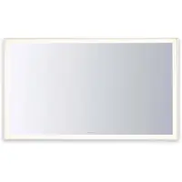 Duravit L-Cube Miroirs avec éclairage, angulaires, 1200x700x67mm, blanc aluminium mat, LC7383018180000