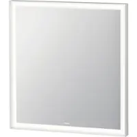 Duravit L-Cube Miroirs avec éclairage, angulaires, 650x700x67mm, blanc aluminium mat, LC7380018180000