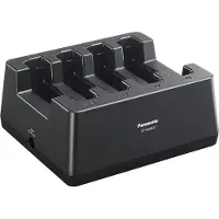 Panasonic Chargeur de batterie à 4 compartiments Chargeur de batterie à 4 compartiments, à commander séparément : Adaptateur secteur et câble d'alimentation, convient pour : Toughbook 33 (CF-VCB331W)