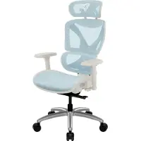 Thunder X3 ThunderX3 XTC Ergonomischer Bürostuhl - weiss/blau