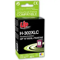 Office Encre compatible UPrint avec F6U67AE, HP 302XL, H-302XLCL, couleur, 400s, 18ml