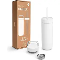 Fellow Kit Carter 2-in-1 Chill – 591 ml, blanc mat