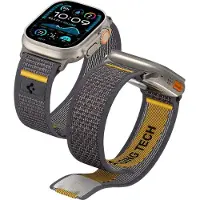 Spigen Athlex Air (44 mm, 45 mm, 46 mm, 49 mm, Nylon), Sangles de montre, Gris, Argent