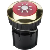 Grothe Bouton poussoir de cloche éclairé 1gang (Filaire)