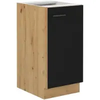Bigbuy Mobilier de Cuisine Noir Stylé de 40 cm