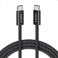 Anker Câble Zolo USB-C vers USB-C, 240 W, tressé, 1 m, noir