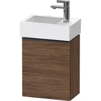Duravit D-Neo, sous-lavabo en console suspendu, 364x440x222mm, 1 portes, charnières à gauche, avec poignée noir diamant, DE4218LBD210000