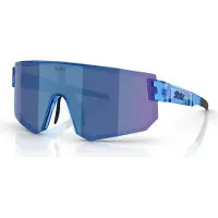 Bliz Unisexe, Lunettes de sport, P005 (Bleu transparent, Fumée, Ice Blue Multicolor), Bleu