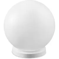 Ideal Lux Lampe de table contemporaine Papier Métal Blanc 1 Lumière E27 25W Ip20