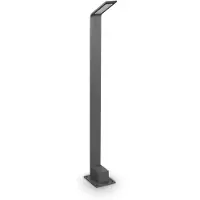 Ideal Lux Lampadaire moderne Agos Aluminium Anthracite Led 6,5W 3000K 90Cm