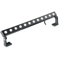 Ideal Lux Thor Lampe D'affichage Extérieure Noire Ip65 3000k 50cm