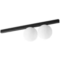 Ideal Lux Plafonnier contemporain Binomio Metal Black 2 Lucig9 4W 3000K Ip20