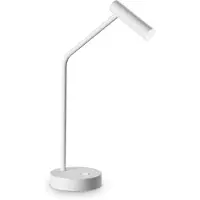 Ideal Lux Lampe de table contemporaine Easy Metal White Led 3,5W 3000K Ip20