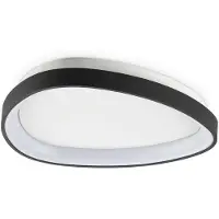 Ideal Lux Plafonnier contemporain Gemini Metal Black Led Integrated 23W 3000K Ip20