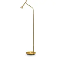 Ideal Lux Lampadaire Moderne Diesis Métal Laiton 1 Lumière 4,5W 3000K Lumière Chaude