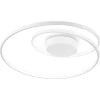Ideal Lux Plafonnier moderne Dali Oz Metal Blanc Led 48W 3000K Warm Light