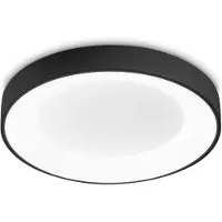 Ideal Lux Plafonnier contemporain Planet Metal Black Led Integrated 22W 3000K Ip20
